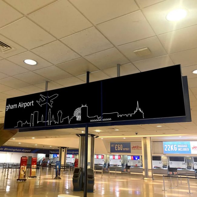 animated video on airport